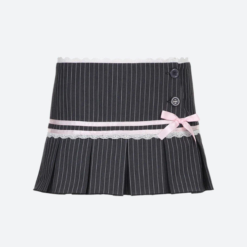 Chic Striped Mini Skirt for Effortless Style and Comfort