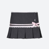 Chic Striped Mini Skirt for Effortless Style and Comfort