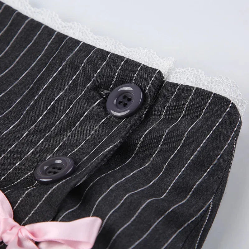 Striped Mini Skirt