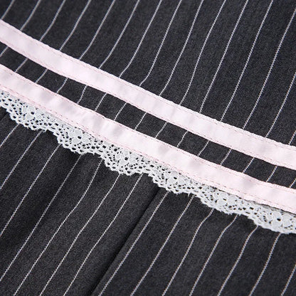 Chic Striped Mini Skirt for Effortless Style and Comfort
