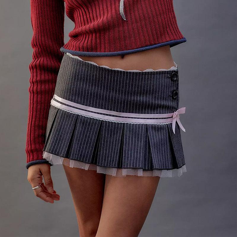 Striped Mini Skirt