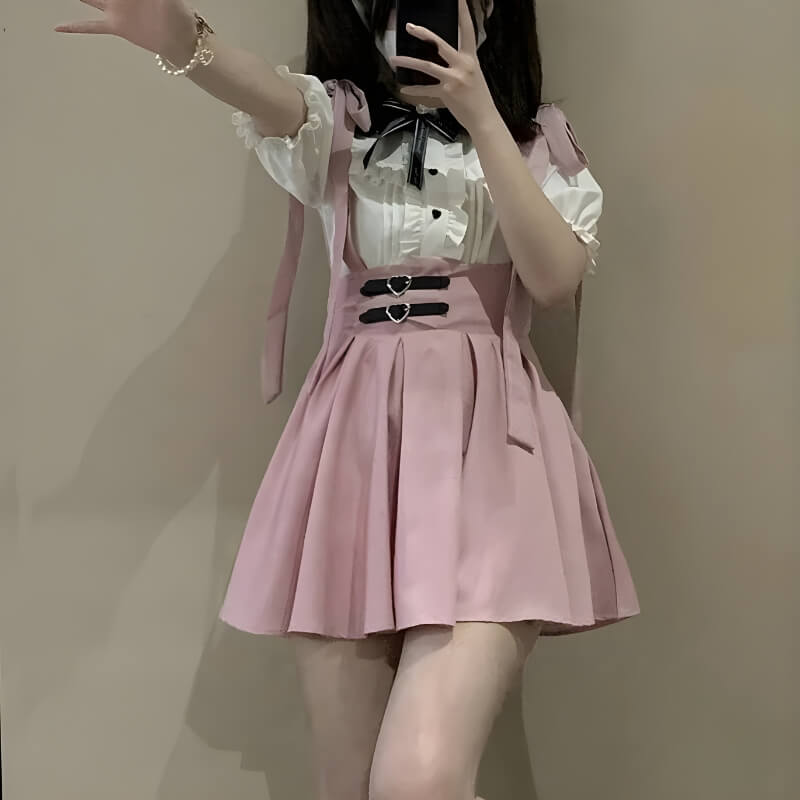 Coquette Suspender Mini Skirt