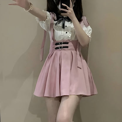 Coquette Suspender Mini Skirt