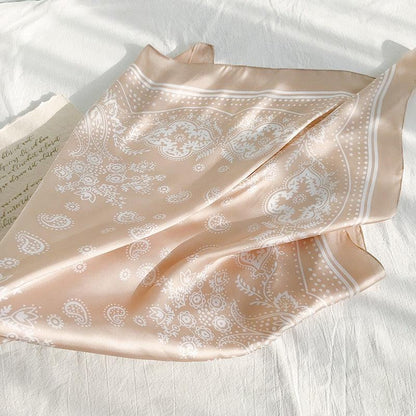 Cowgirl Satin Paisley Bandana