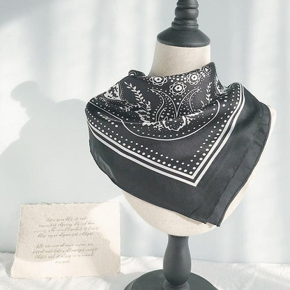 Cowgirl Satin Paisley Bandana