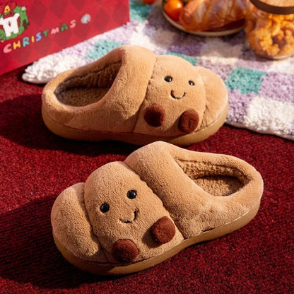 Croissant Fluffy Slippers