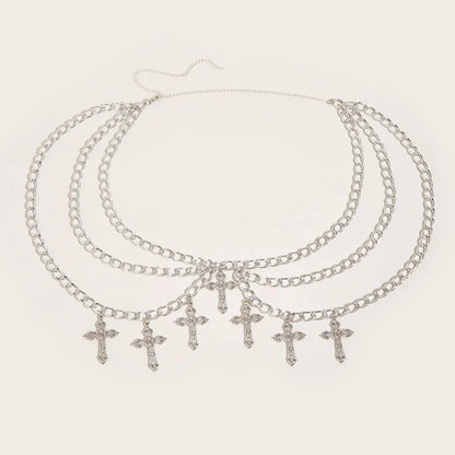 Cross Chain Waist Belt