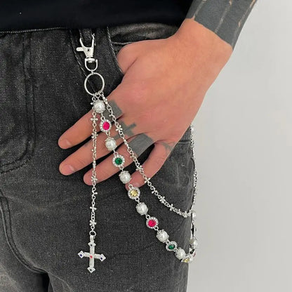 Cross Charm Waist Chain