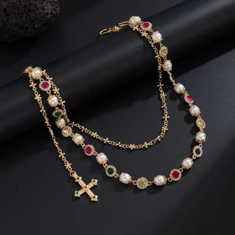 Cross Charm Waist Chain
