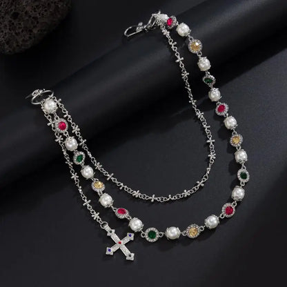 Cross Charm Waist Chain