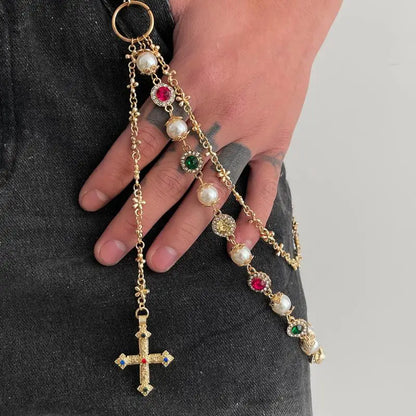 Cross Charm Waist Chain