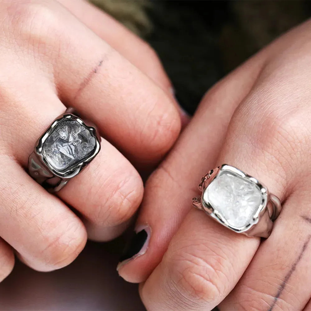 Cyberpunk Crystal Ring