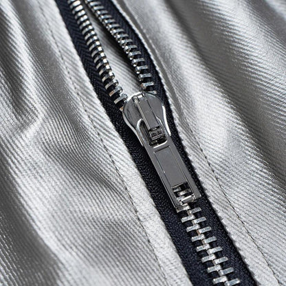Cyberpunk Faux Leather Shorts