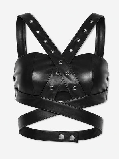 Cyberpunk Harness Crop Top