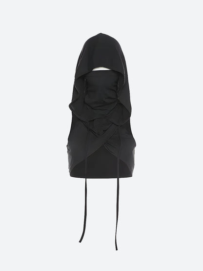 Cyberpunk Hooded Crop Top