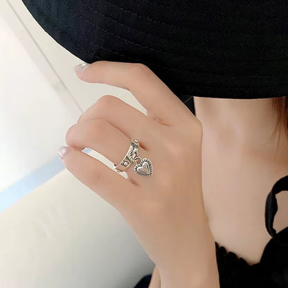 Dangling Heart Ring