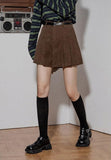 Dark Academia Corduroy Shorts