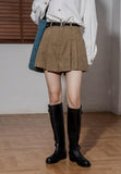 Dark Academia Corduroy Shorts
