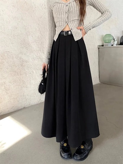 Elegant Dark Academia Midi Skirt for Stylish Outfits