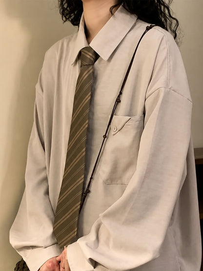 Dark Academia Oversized Shirt