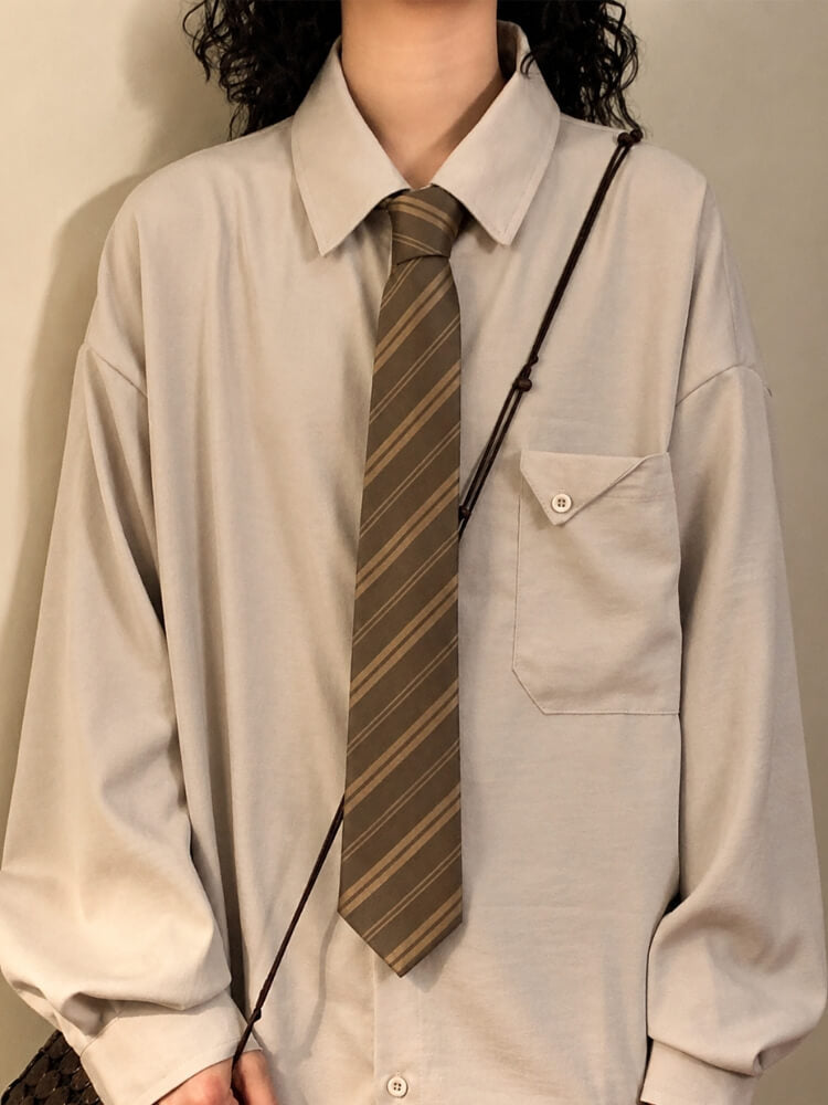 Dark Academia Oversized Shirt