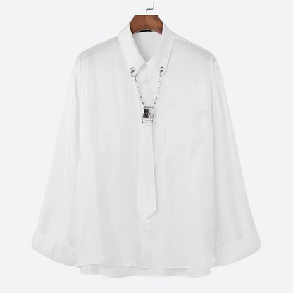 Detachable Tie Shirt