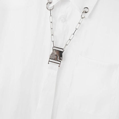 Detachable Tie Shirt