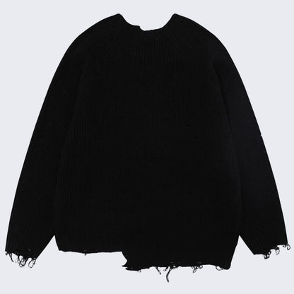 Distressed Knit Sweater