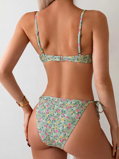 Ditsy Floral Bikini Set