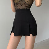 Double-Slit Mini Skort