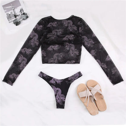 Dragon Mesh Bikini Set