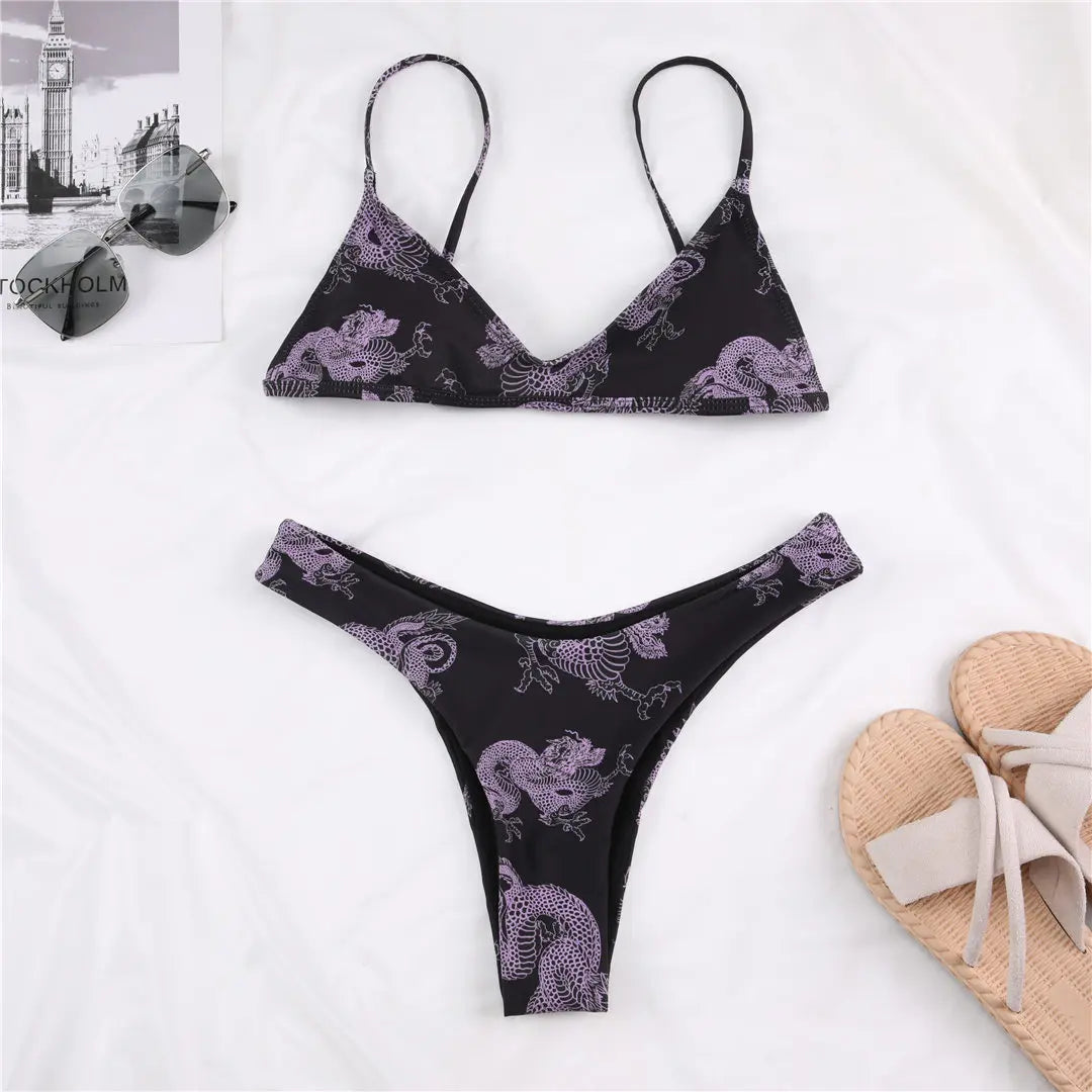 Dragon Mesh Bikini Set