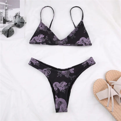 Dragon Mesh Bikini Set