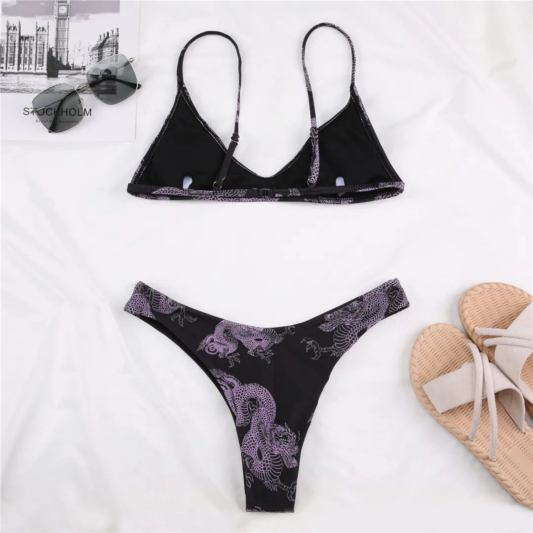Dragon Mesh Bikini Set