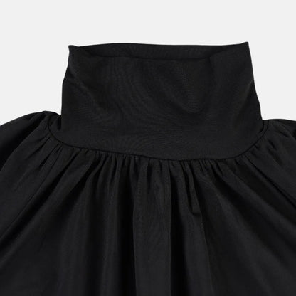 Draped Turtleneck Top