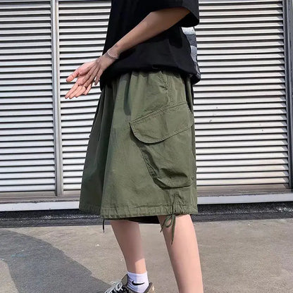 Drawstring Cargo Jorts