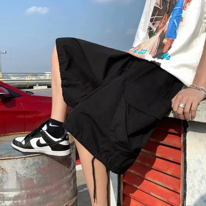 Drawstring Cargo Jorts
