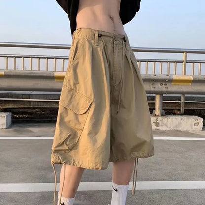 Drawstring Cargo Jorts