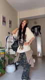 Women's Camouflage Baggy Cargo Pants