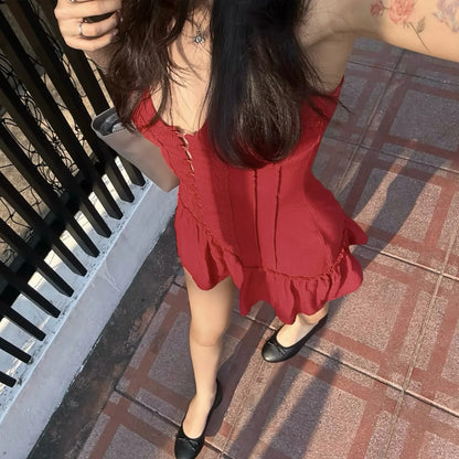 Drop Waist Mini Dress