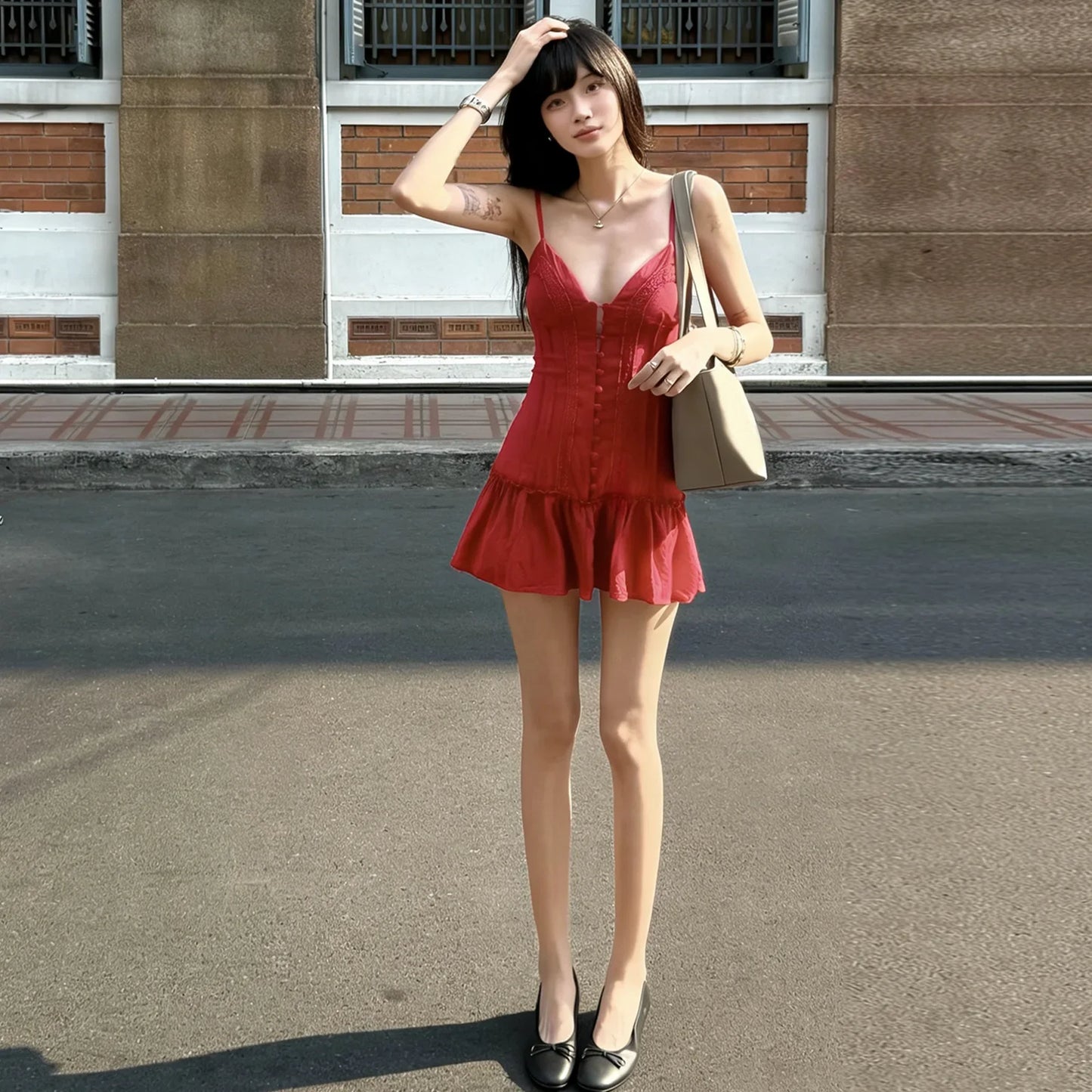 Drop Waist Mini Dress