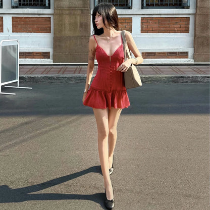 Drop Waist Mini Dress