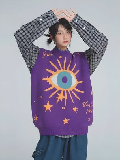 Eye Sweater Vest