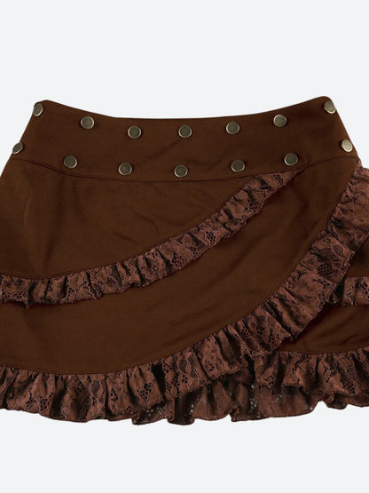 Fairy Grunge Asymmetrical Mini Skirt