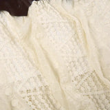 Lace Mini Skirt with Grunge Patchwork Design
