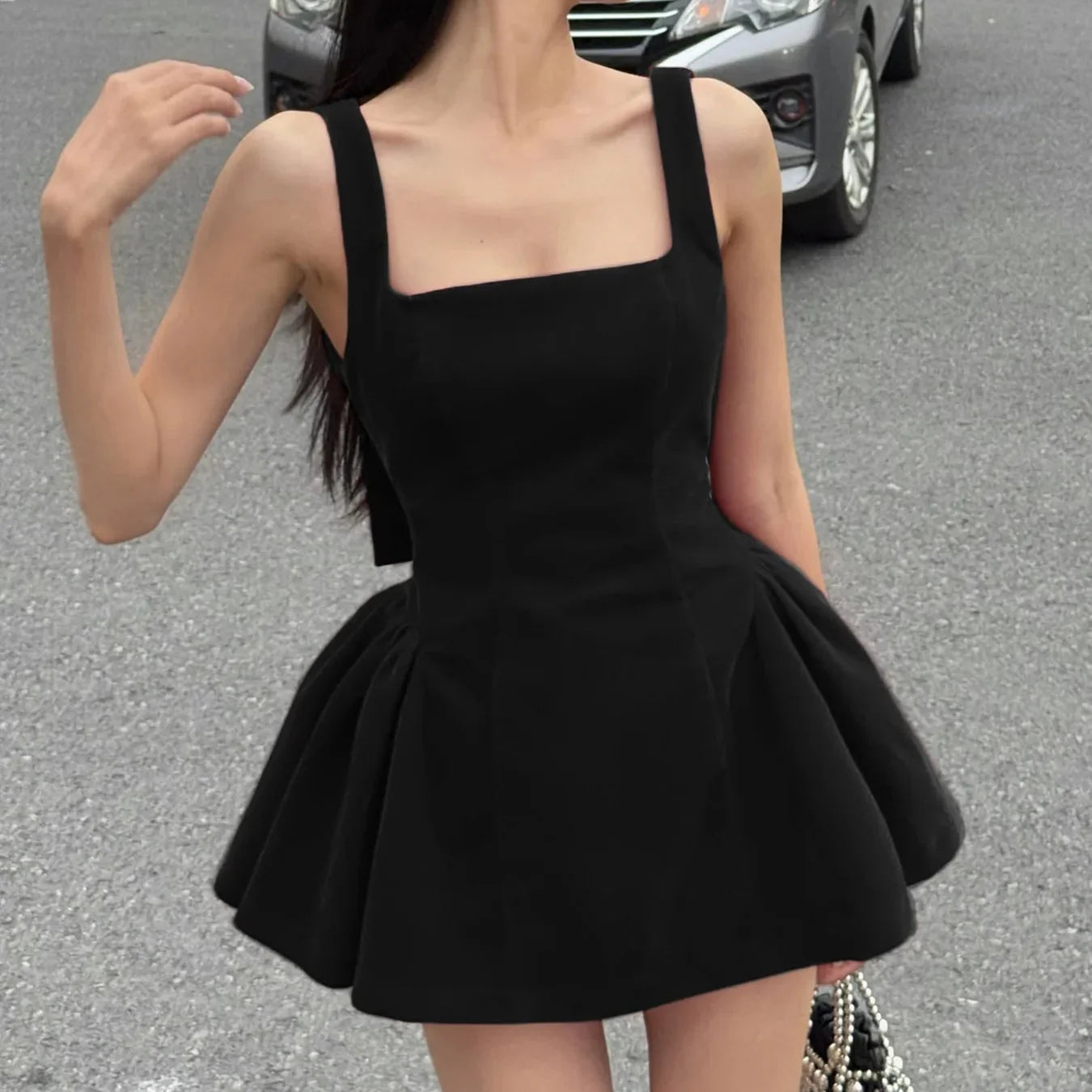 Flared Mini Dress