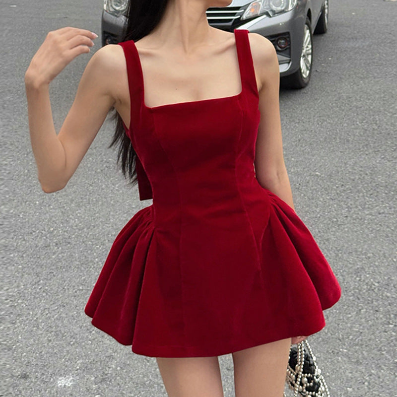 Flared Mini Dress