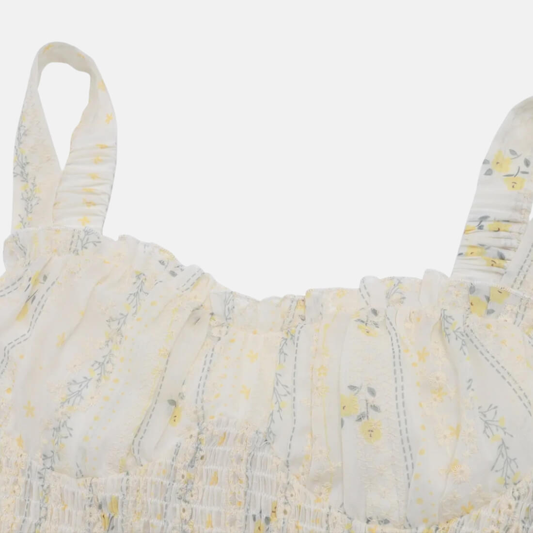 Floral Ruffle Tank Top & Skirt Two Piece Set