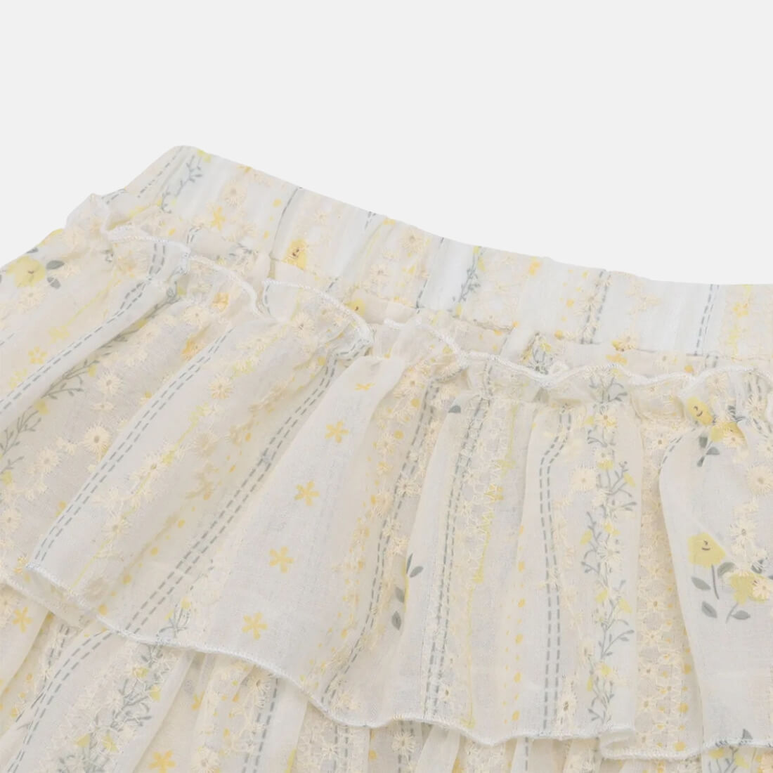 Floral Ruffle Tank Top & Skirt Two Piece Set