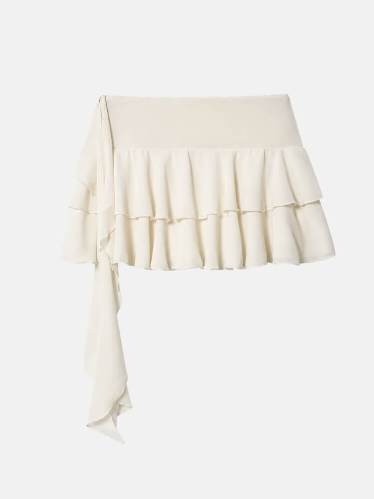 Flowy Tiered Mini Skirt
